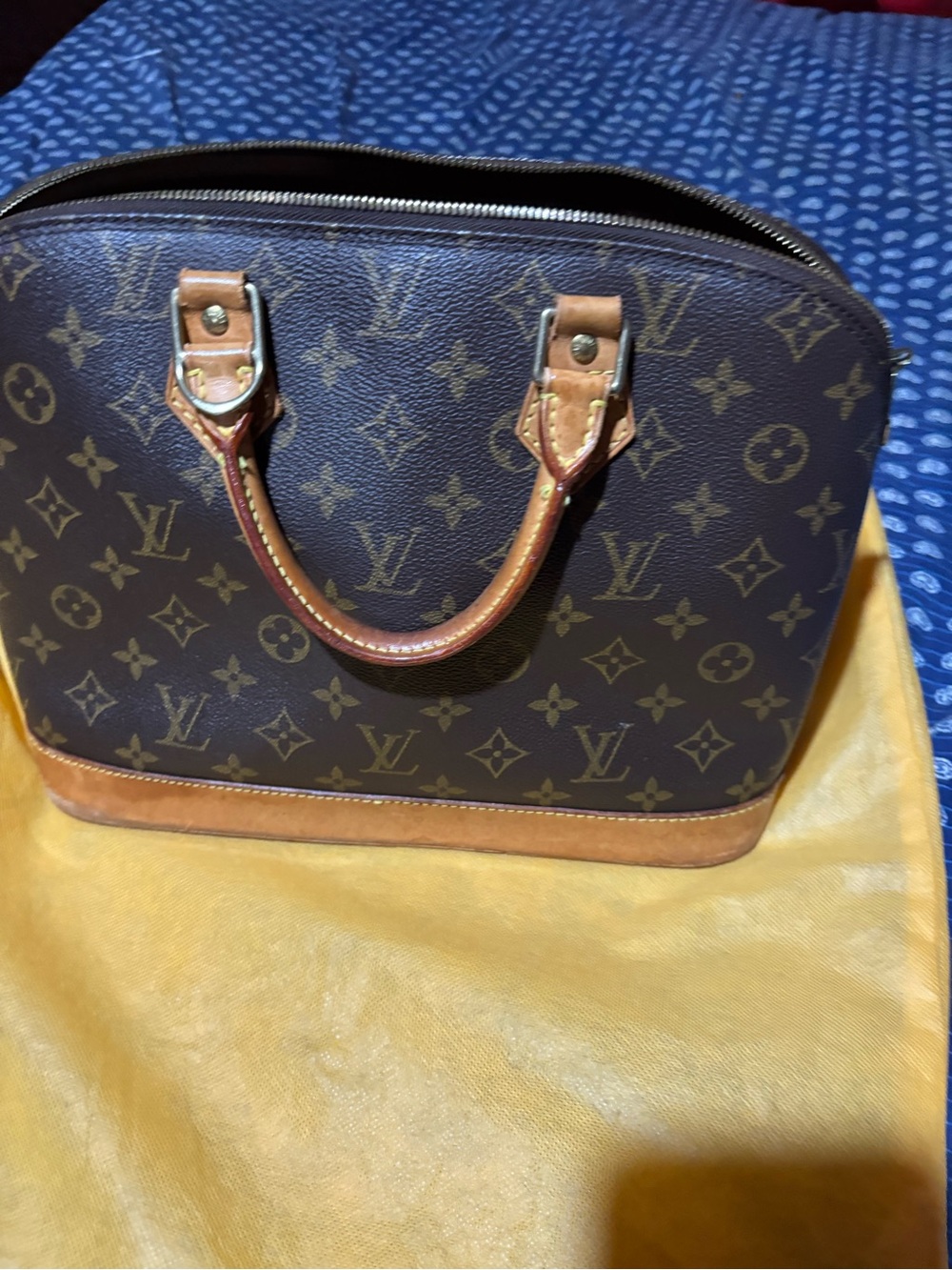 Louis Vuitton Monogram Canvas Satchel in Brown and Tan - Picture 4 of 8